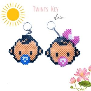 handmade Twints Key chain